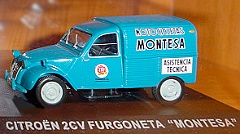 citroen2cvfurgonetamontesa  Maqueta de la Furgoneta Citroen 2 CV -  Taller Montesa : montesa, furgo, citroen, taller, maqueta